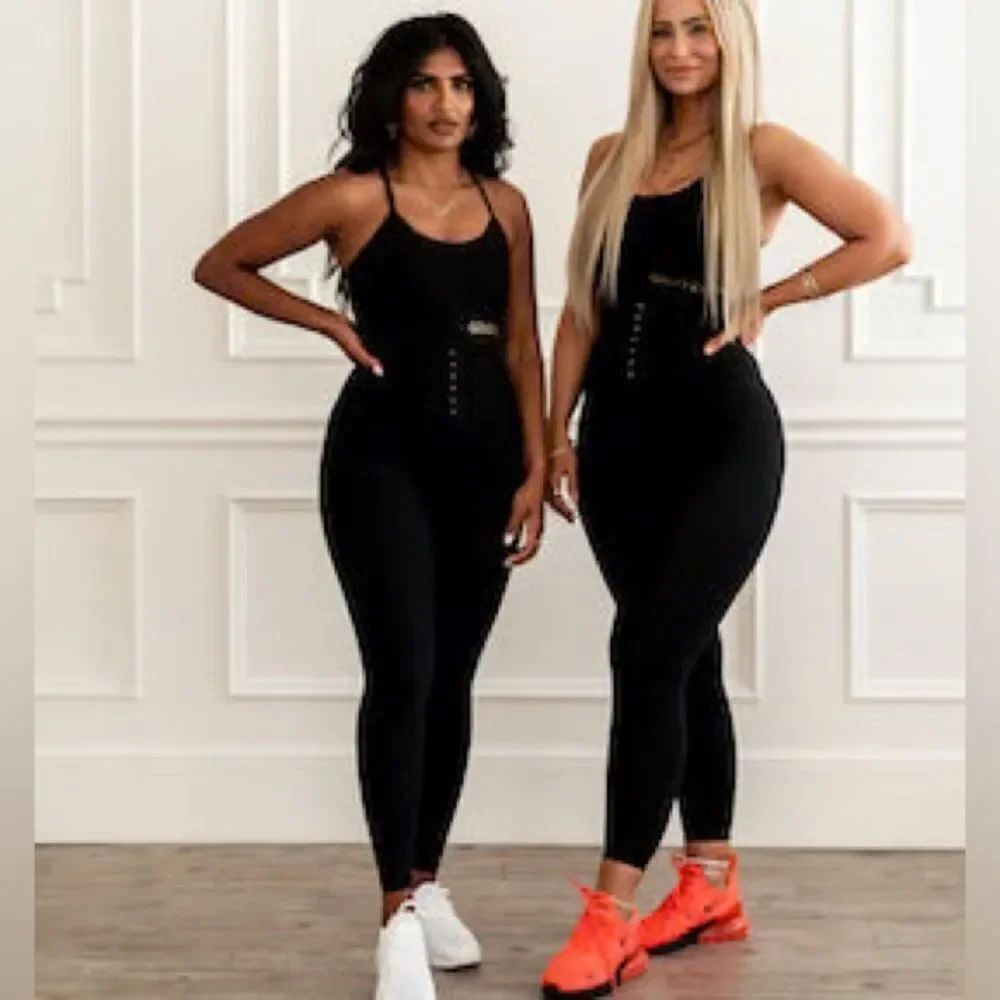 Gold Elite NEW with tags Corset top black leggings Size XXS